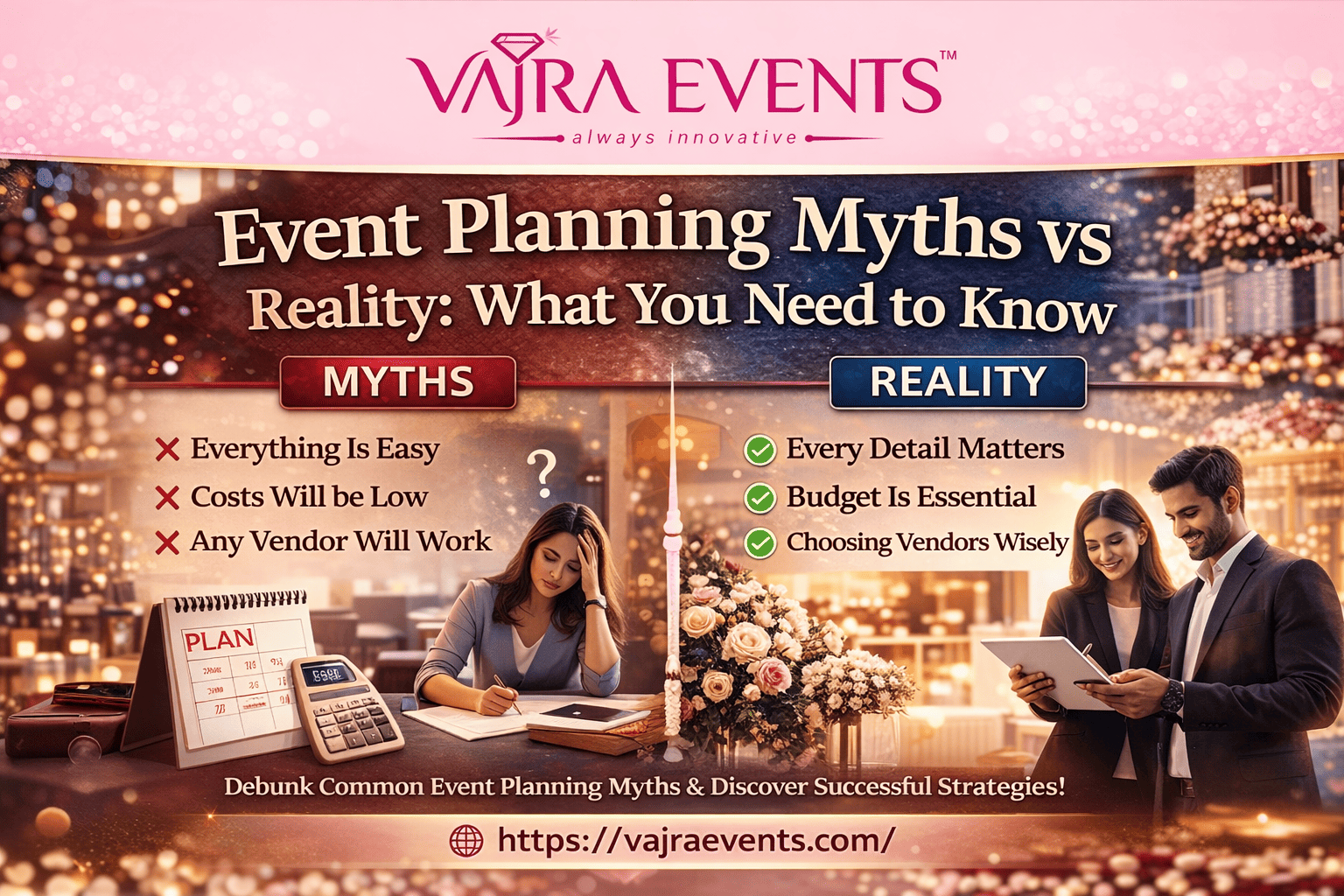 Event Planning Myths vs Reality: What You Need to Know